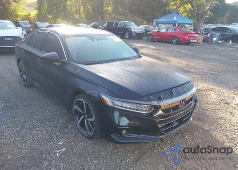 2022 Honda Accord Sport из США, поврежденный, VIN 1HGCV1F37NA116000